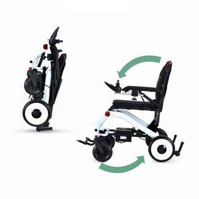 high quality factory price Disabled Caremoving Handcycle Electric Chair Scooter Lightweight  Foldable Electric Wheelchair For Disabled