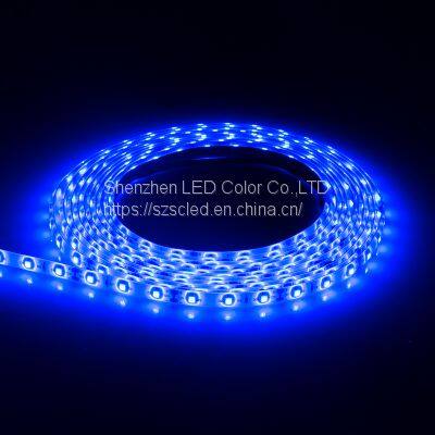 High Quality Cheap Price LC3528 60 Pixel /m IP 20 4.8w/m DC12V Blue Color Addressable Led Strip Light photo-3