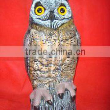 Beautiful outdoor used Garden Decoration garden plastic owl