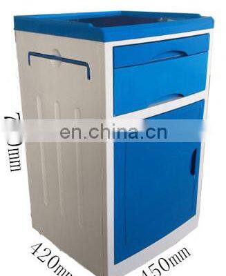 China Manufacturer Hospital ABS Material Bedside Locker With Two Drawers for Hospital Use photo-4