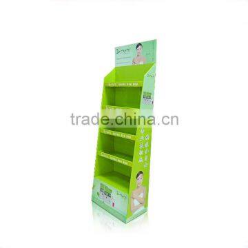 recyclable cardboard box stand for display/carton stand display/free standing display