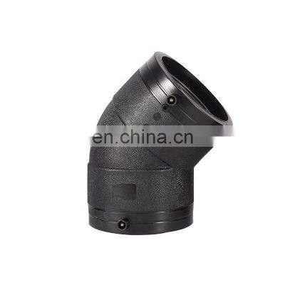 PE HDPE Pipe Electrofusion Fitting Electro Fusion Bend 45 Degree Elbow 315mm