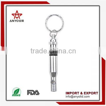 High quality and inexpensive china supplier emergency metal whistle