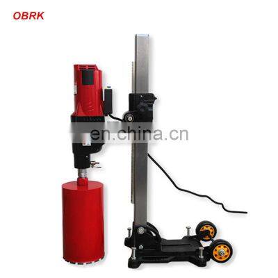 Adjustable construction diamond concrete borehole core drill machines