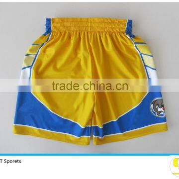 High Quality Professional Mens 100% Polyester Reversible Basketball Shorts photo-2