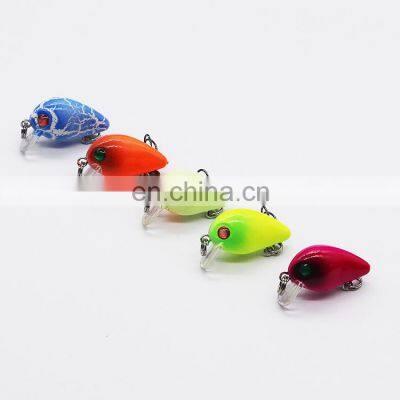 Wholesale Floating Hard Lure 3cm2g Square Bill Crank Hard Plastic Fishing Lure  artificiais de pesca