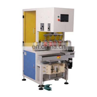 Servo Motor Rotation Four Color Ink Cup Electric Tampografia Pad Printer 4 Color With Shuttle photo-2