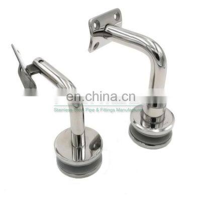 wholesale price building hardware decorative 304/316 Stair Railing stainless steel wall handrail bracket