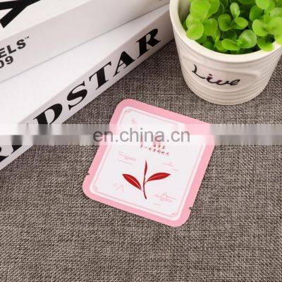 Customized Printed Heat Seal 3 Sides Sealed Laminated Pink Easy Tear Coffee Sachet Instant Coffee Sachets Tea Bag Packaging photo-2