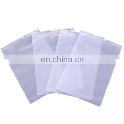 resealable poly plastic bag with logo printing custom clothing t shirt zipper packaging plastic bag bikini packaging