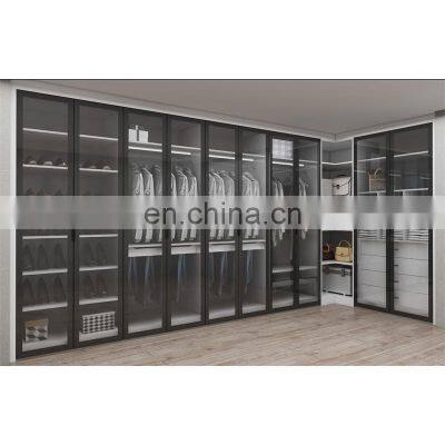 New design luxury walk in closet wardrobe design modular furniture