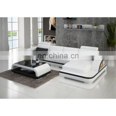 Modern Style Hotel Furniture Leather Solid Wood Hotel Lobby Living Room