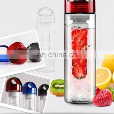 2020 Hot Selling Plastic Food Grade Fruit Influser Juice Bottle