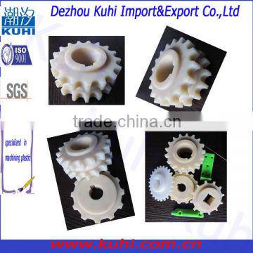 Customized Precision natural white plastic gear