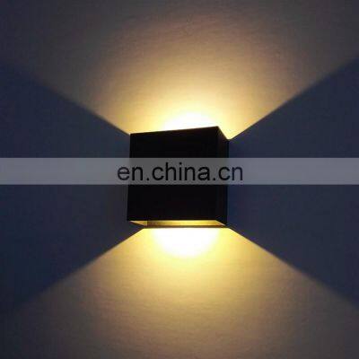 6W 12W Up And Down Aluminum Cob Wall Sconce Luminaire Applique Murale Bedroom Led Wall Light