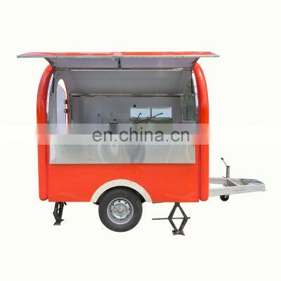 Customized Mobile Kitchen Outdoor Food Trailer Pizza Waffle BBQ Cake Breakfast Food Cart Food Truck trailer