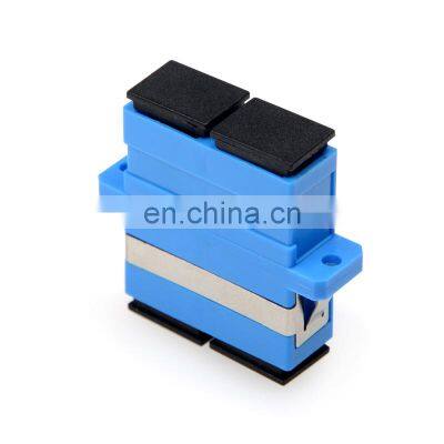 Optic coupler 2 Port Dual core SC PC UPC Single mode Duplex Blue Fiber Optic Adapter