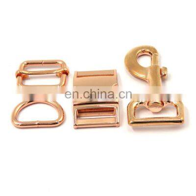 20mm Metal Accessories D Rings Adjustable Slide Quick Release Buckles Dog Clips For Dog Collar And Dog Leash photo-5
