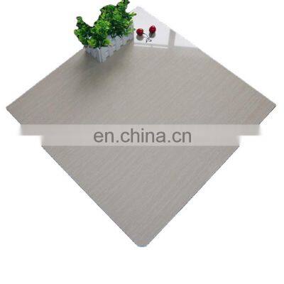 24x24 White Wood Line Texture Polished Porcelain Floor Tile