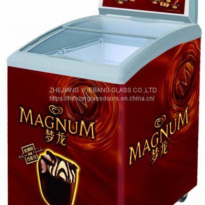 Commercial Freezer Glass Door Injection Frame Glass Door for Chest Freezer photo-3