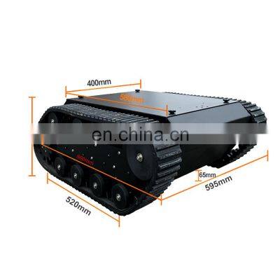 Rubber Track Kit Remote Controlled Vehicle Platform Delivery Robot Outdoor photo-3