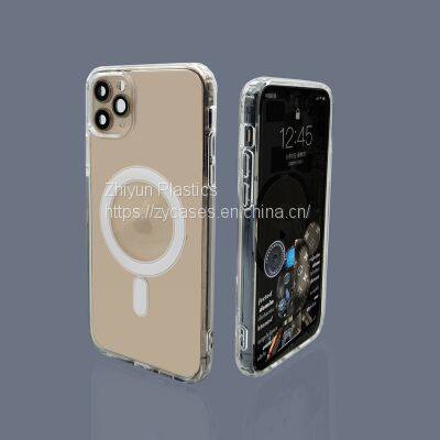 Магсейфные жесткие пластиковые чехлы для смартфонов из ПК для iPhone 14, Galaxy Zflip4 и Zfold4