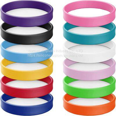 Wholesale Rubber Bracelets Silicone Bracelets Color Silicone Wristbands