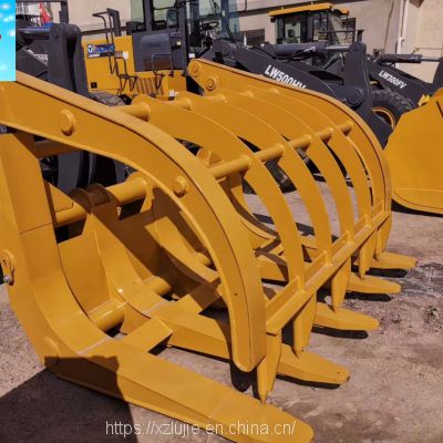 China wheel loader attachments manufacturer, log grab for wheel loader