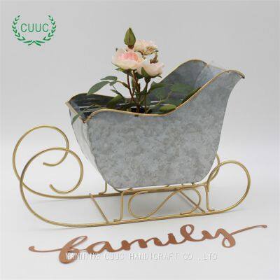 Christmas Sleigh Shaped Planter photo-4