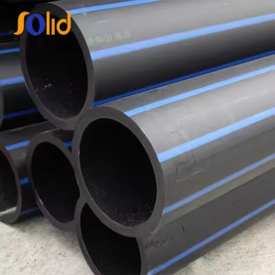 Large Diameter Plastic PE100 HDPE Pipe PE Water Pipe Price for Water Supply Drainage