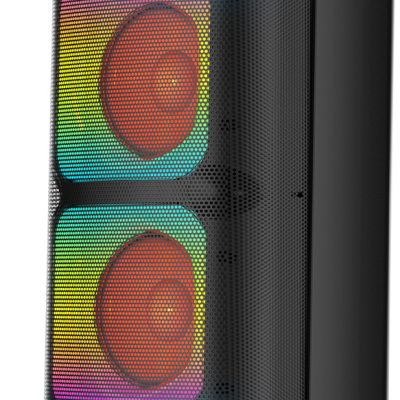 ZQS4289 Wireless Portable 16W Power 2*4 Inches Subwoofer Bluetooth Speaker With Colorful Lights