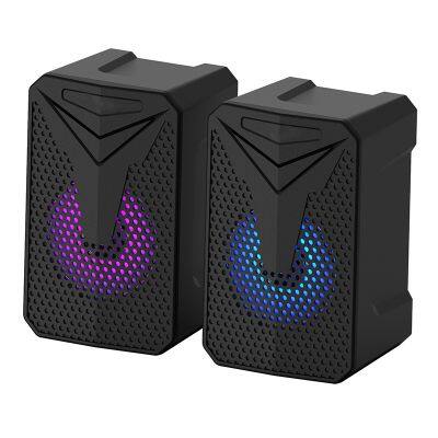 Desktop Mini Stereo Bass USB 2.0 Woofer Gaming Laptop PC Speaker System Powered Equipment Speakers