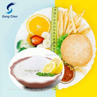 Best Quality Food Grade Factory Wholesale Citric Acid Monohydrate Powder Pure 99% 25KG / Bag