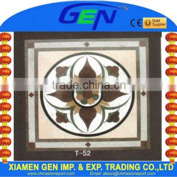 Top Quality Natural Medallion Marble Waterjet Tiles