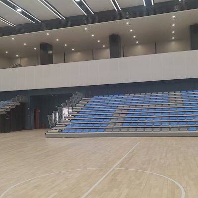 Retractable Bleacher Chair Movable Stadium Bleachers Movable Grandstand Seat for Basketball Stadium