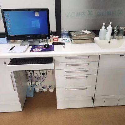 Medical Furniture Dental Bench Steel Made Hospital Stomatology Wall Bench photo-4