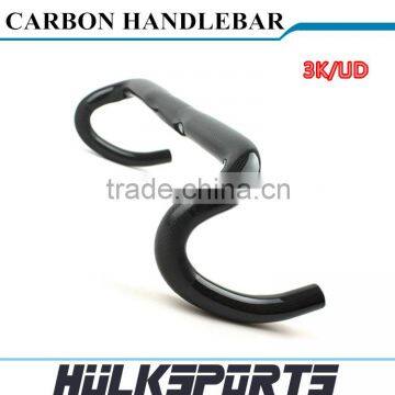 T700 carbon handlebar for road bike 3K/UD carbon handlebar wholesale 400mm handlebar bent bar