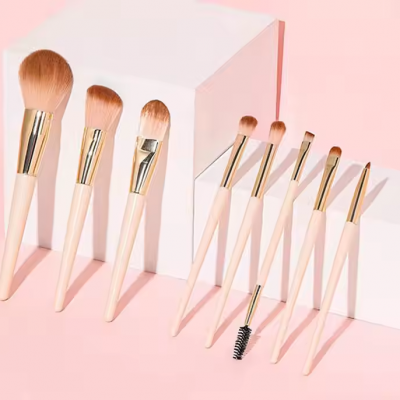 Wholesale Promotional Price Set of Cosmetic 8pcs Makeup Brushes With Luxury Paper Gift Box for Face Eye Beauty Custom Logo photo-4