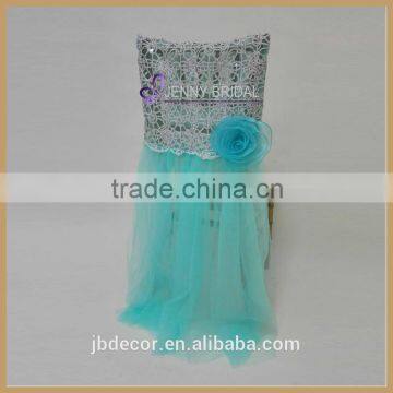 C186C jenny bridal fancy turquoise chiavari chair cover for wedding                        
                                                Quality Choice