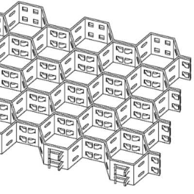 SS304 210 Hex Metal Refractory Supplie