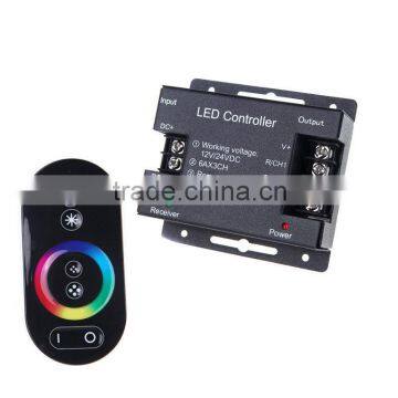 RGB LED Controller with Wireless RF Touch Color Remote