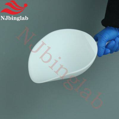 Laboratory PTFE Round Shovel with Short Handle, Dispensing of Reactants, Prevent Contamination