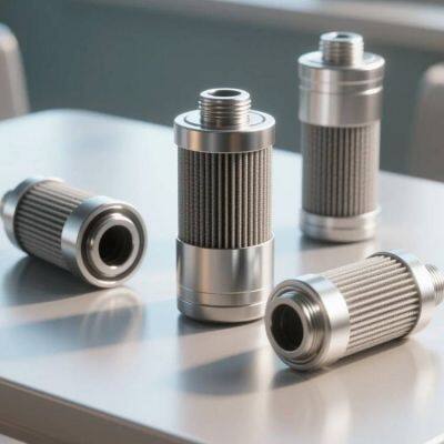 Construction Machinery Filter Element, Hydraulic Oil Strainer Kf-50a-100, Hydraulic Filter for the Lubricating Shoe Oil Station of Cement Plant Mills