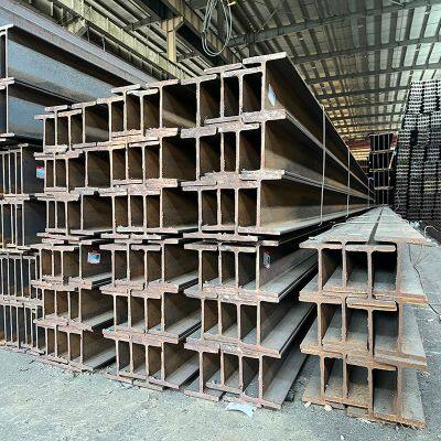 S235 Standard Size Galvanized Structural Steel Beams I Beam H Beam Construction Price Per Ton H and I Beam Steel photo-4