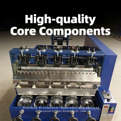 Máquina de Fabricação de Bola de Metal de Limpeza Automática para Cozinha, Escovador em Espiral de Aço Inoxidável