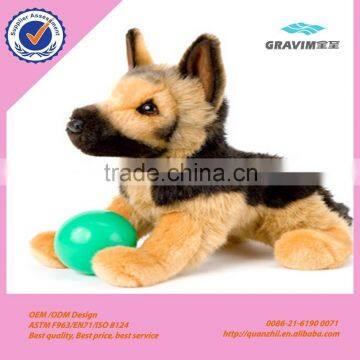 Custom plush shepherd dog toy with high quality