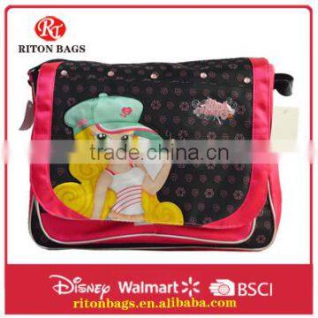 Pretty Girls Printing Messenger Bag Design Side Bags for Girls for Kids with Wide Straps