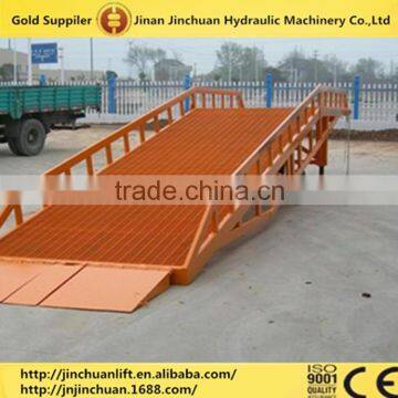 6t mobile container dock leveler/hydraulic used yard ramp with CE