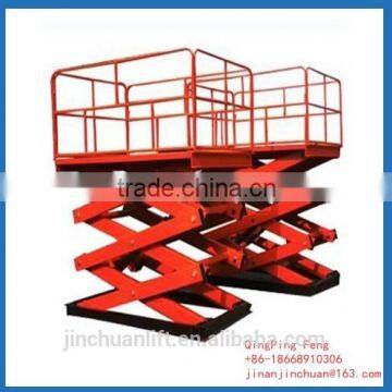 Stationary hydraulic scissor lift / car lift / lift table