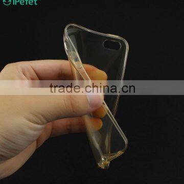 Colorful Bumper Clear Back Cover Soft Flexible TPU Phone Case For IPhone 5/se photo-5